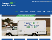 Tablet Screenshot of imagefirstservices.com